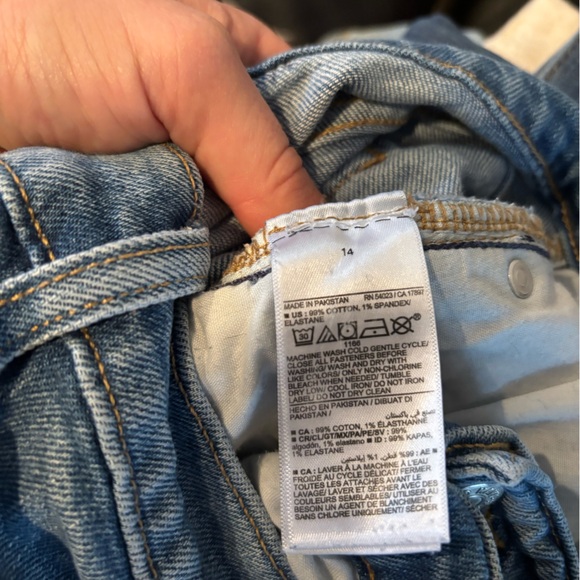 Women’s old navy size 14 extra high rise straight leg jeans - Picture 5 of 6